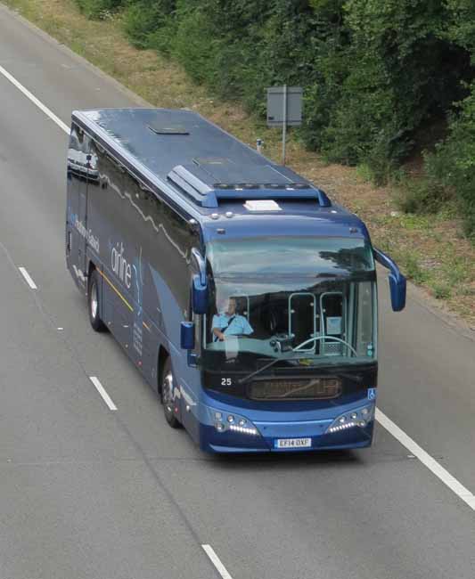 Oxford airline Volvo B11R Plaxton Panther 25